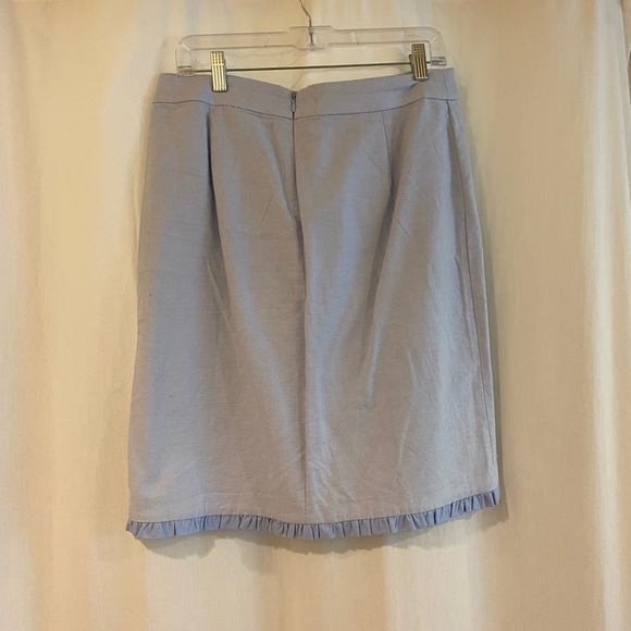 J.Crew Blue Pencil Skirt - Picture 3 of 5